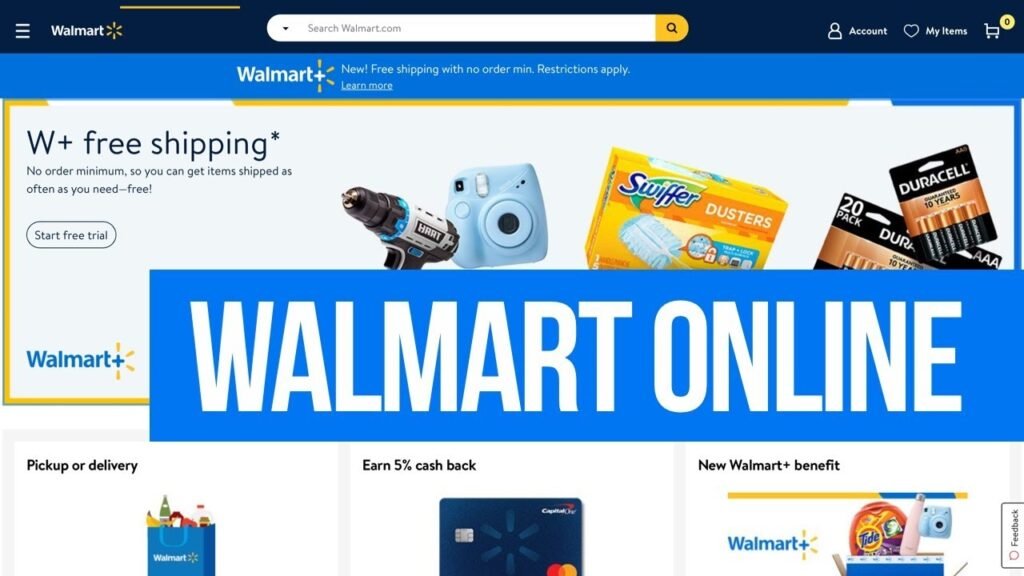 Walmart online shopping